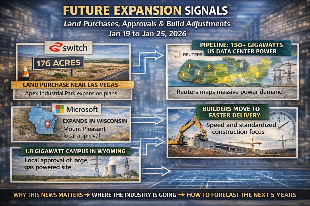 Analyst Briefing: Expansion Pipeline - Land, Build & Power (Jan 19-25)