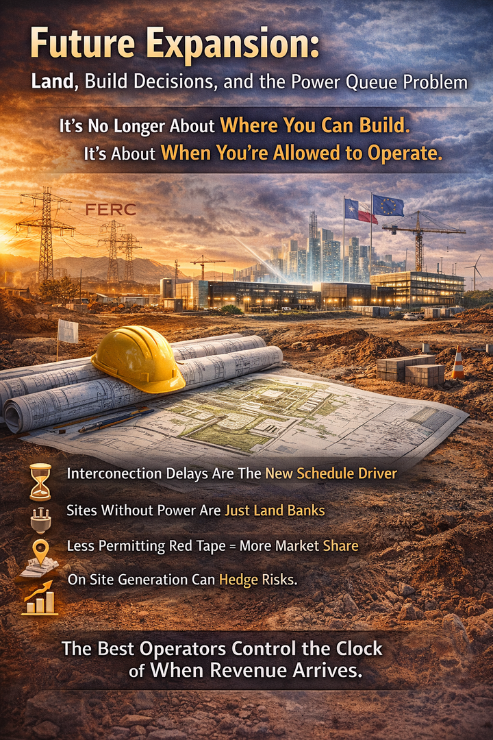 Analyst Briefing: Expansion Pipeline - Land, Build & Power (Jan 26 - Feb 1)